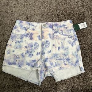 NWT Wild Fable High Rise Denim Shorts | Pink, Purple, Blue